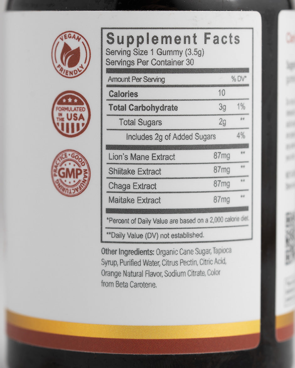 Mind & Body Mushroom Extract Gummies