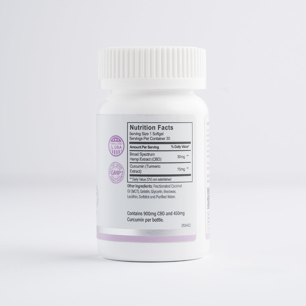 CBD Curcumin Softgels